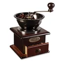 Produktbild: Longbow Kaffeemühle manuell Retro-Stil Keramikmahlwerk für Kaffeebohnen Pfeffer und andere Gewürze