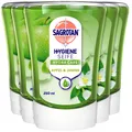 Produktbild: SAGROTAN Seife flüssig Nachfüller für No-Touch Spender Apfel & Jasmin 5 x 250ml