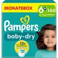 Produktbild: Pampers Windeln Baby Dry Gr.6+ Extra Large (14-19 kg), Monatsbox, 144 St