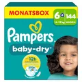 Produktbild: Pampers Baby-Dry Größe 6+, 144 Windeln, 14kg-19kg, Bis zu 100% Auslaufschutz & Komfort die ganze Nacht