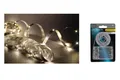 Produktbild: LED Stripe Batterie 2,65m 90 LEDs warmweiß 3mm klebbar 7mm breit Innen Neu OVP