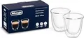 Produktbild: DeLonghi Espresso-Gläser DLSC310 2er Set | doppelwandig | Thermoglas 60ml | spülmaschinenfest | transparent