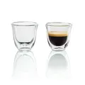 Produktbild: De'Longhi 2er-Set Espresso-Gläser 60 ml Doppelwandige Thermogläser