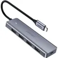 Produktbild: Ugreen 4-port Usb 3.0 Hub Mit Usb-c Netzteil