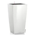 Produktbild: LECHUZA® Pflanzgefäße CUBICO 40 Weiß hochglänzend All-in-One