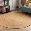 Produktbild: Steffensmeier Jute Teppich Goa | Rund | Wohnzimmer, Flur, Eingangsbereich, Naturfaser, handgeflochten, Größe: Ø 100 cm