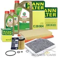 Produktbild: MANN-FILTER INSPEKTIONSPAKET SET A + ÖL FÜR MERCEDES C-KLASSE W205 E-KLASSE W213