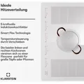 Produktbild: Klarstein Induktionskochfeld 5 Platten, 90cm Glaskeramik-Induktionskochfeld mit 4 Kochfelder, 9600W Induktionskochfeld, Herd mit Touch-Control & Ü... - Weiß