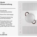 Produktbild: Klarstein Masterzone 90 Flex Induktionskochfeld Einbau 5 Kochzonen 2 Flex-Zonen ThermoBoost Smart Flex Technology max. 12600 Watt Weiß
