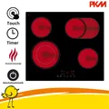 Produktbild: PKM Glaskeramikkochfeld KF4-2KB G, Touch Control, Timer