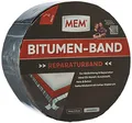 Produktbild: MEM Bitumen-Band, Selbstklebendes Dichtungsband, UV-beständige Schutzfolie, Stärke: 1,5 mm, Maße: 7,5 cm x 10 m, Alufarben, 500480