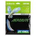Produktbild: Yonex Badmintonsaite Aerobite Hybrid 0.61/0.67 weiss/blau 10m Set