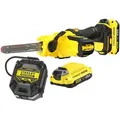 Produktbild: Stanley - Werkzeug - 18v Akku-bandschleifer, 2x Akku 2,0 Ah, Ladegerät Sfmce210d2k-qw