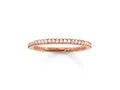 Produktbild: Thomas Sabo - Ring TR1980-416-14-52 Silber - verg. Roségold + Zirkonia - Gr. 52