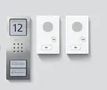 Produktbild: Siedle SET CAB 850-2 E/W Audio-SET Basic für 2 Wohneinheiten