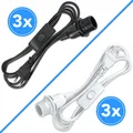 Produktbild: E14 Lampensockel mit Kabel 5m Schalter Fassung Netztstecker Schraubanschluss