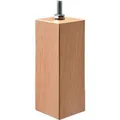 Produktbild: Hettich Möbelfuß Brema 150 x 50 x 50 mm Holz Buche mit M8 Schraube 1 Stück FSC®