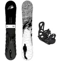 Produktbild: F2 Snowboard F2 Set Snowboard Junior Black Deck 135cm + Pipe Bindung M schwarz Black Deck 135cm + Bindung M