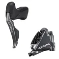 Produktbild: Shimano ST-RX815 GRX Di2 2-speed STI bled with BR-RX810 calliper, left rear
