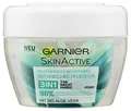 Produktbild: Garnier 3-in-1 Tages-, Nachtpflege & Maske mit Bio Aloe Vera, Feuchtigkeits-Boostendes Botanisches Pflegegel, spendet intensiv Feuchtigkeit, SkinActive, 1er-Pack (1 x 150 ml)
