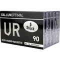 Produktbild: 5er Multipack GALLUNOPTIMAL Audiokassette 90 min 5er Set