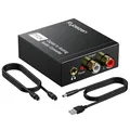 Produktbild: DAC Audio 192 kHz, Adapter SPDIF Klinke, optischer RCA-Konverter, digitaler A...