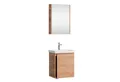Produktbild: Planetmöbel Badezimmer-Set Badmöbel-Set mit Spiegelschrank 50cm, (hängend, 2-St., Badmöbel Set mit Waschbecken), inkl. Spiegelschrank 50 cm