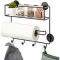 Produktbild: bremermann Küchen-Organizer,, Schwarz, Metall, 32x27.5x8 cm, Küchenzubehör, Vorratsbehälter, Gewürzgläser