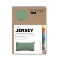 Produktbild: Schlafgut Easy Jersey Kissenbezug 40x80 cm Green Mid mit 100% Baumwolle, superweicher & atmungsaktiver Kopfkissenbezug