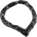 Produktbild: ABUS Kettenschloss Iven Chain 8210 – Fahrradschloss aus gehärtetem Stahl – mit Kunstfaserummantelung Sicherheitslevel 10 – 85 cm – Schwarz