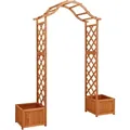 Produktbild: vidaXL Rosenbogen, Braun, Holz, 175x40x175 cm, Gartenzubehör, Gartendeko