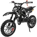 Produktbild: Actionbikes Motors Crossbike Delta 49 cc | 2-Takt 49ccm Motor bis 𝟒𝟎 km/h - Motorrad - Pocket Bike - Dirt Bike - Motocross - Pocketbike - Motorsport - Dirtbike - Enduro (Schwarz)