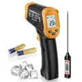 Produktbild: Infrarot-Thermometer, berührungslos, Digital, -50°C-600°C, Laser, Fleischther...