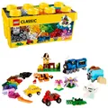 Produktbild: LEGO Classic Mittelgroße Bausteine-Box, Konstruktionsspielzeug für Mädchen und Jungen zum Bauen von Autos, Tieren und mehr, mit Aufbewahrungsbox, Geschenk-Set für Kinder ab 4 Jahren 10696