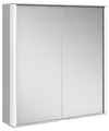 Produktbild: KEUCO Spiegelschrank Royal Match mit 2 Türen, 80 cm, Vorbau, LED, dimmbar, Made in Germany, Aluminium-Korpus, Seiten verspiegelt