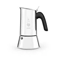 Produktbild: BIALETTI Espressokocher, 0,085l Kaffeekanne, aus Edelstahl, für zwei Espressotassen, nicht induktionsgeeignet, Silber