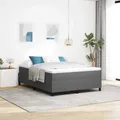 Produktbild: vidaXL Boxspringbett Hellgrau 140 x 200 cm Cordstoff, Modernes Plattformbett, minimalistisches Design, schickes Schlafgestell, langlebige Struktur.