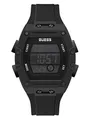 Produktbild: GUESS Digitale 43 mm Tonneau-Uhr, Schwarz/Schwarz/Digital, Phoenix