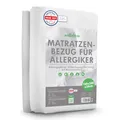 Produktbild: Welldora ǀ Premium Milbenbezug Matratzen 160x200x28 ǀ Allergiker Matratzenschoner fachärztlich getestet ǀ Encasing mit Reissverschluss ǀ Allergiker Bettwäsche
