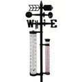 Produktbild: EDCO Garten Wetterstation 145cm Regenmesser Windmesser Thermometer Wetterstation