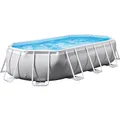 Produktbild: Intex 26796GN Prism Frame Pool Set 503x274x122cm oval Schwimmbecken 1720023