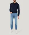 Produktbild: Pierre Cardin Regular-fit-Jeans Lyon mit Dornschlaufe zum Fixieren der Gürtelschnalle