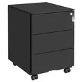 Produktbild: Boxxx Rollcontainer, Schwarz, Metall, 3 Schubladen, 39x55x45 cm, Typenauswahl, Beimöbel erhältlich, Arbeitszimmer, Container, Rollcontainer