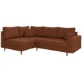 Produktbild: S-Style Möbel Ecksofa, Terracotta, Textil, Echtholz, Teilmassiv,Buche, Birke, 4-Sitzer, Füllung: Polyetherschaumkern, L-Form, Ottomane links, 231x161 cm, Blauer Engel, Oeko-Tex®, FSC Mix, Hergestellt in Europa, Wohnzimmer, Sofas & Couches, Wohnlandschaften, Ecksofas