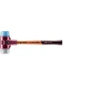 Produktbild: SIMPLEX-Schonhammer, TPE-soft/TPE-mid; mit Tempergussgehäuse und hochwertigem Holzstiel | D=50 mm | 3013.050