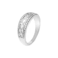 Produktbild: Zeeme Silber Ring Silber 925 glanz/mattiert Zirkonia