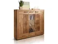 Produktbild: moebel-eins Winston II Highboard, Material Massivholz, Wildeiche geölt