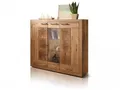 Produktbild: Highboard Kommode Sideboard WINSTON II Massivholz Wohnzimmer Wildeiche geölt