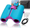Produktbild: Bresser Optics BRESSER Junior 6x21 Kinderfernglas in verschiedenen Farben blau, Dach, 6x, 2,1 cm, Blau, Pink, 168 g