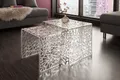 Produktbild: riess-ambiente Couchtisch ABSTRACT 49cm silber (Set, 2-St), Wohnzimmer · Metall · eckig · Handarbeit · Gap Design · Modern